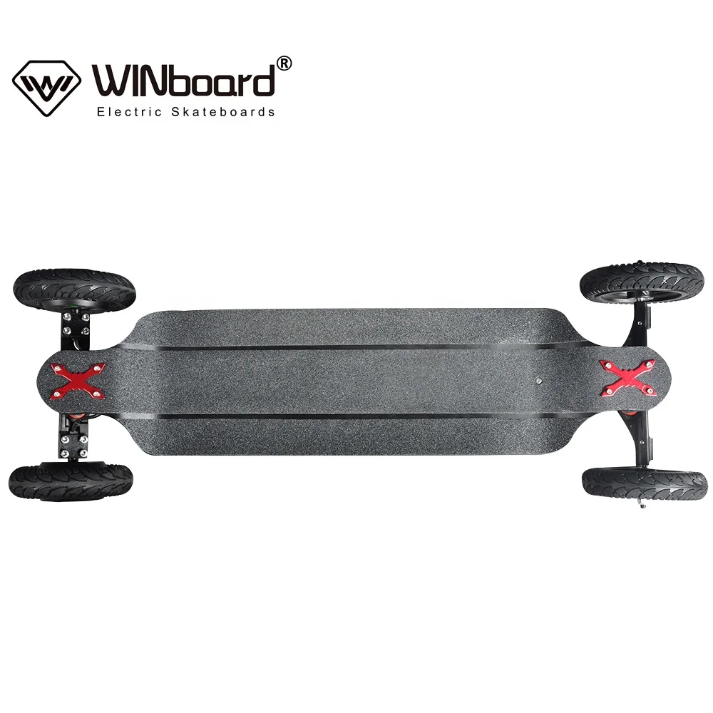  4-колесный Электрический скейтборд для взрослых WINboard с аккумулятором большой радиус действия 1000 Вт *