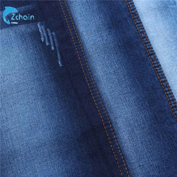 Cheapest Hot sell item 11oz super dark blue denim fabric jacket ripped jeans for men buy from china