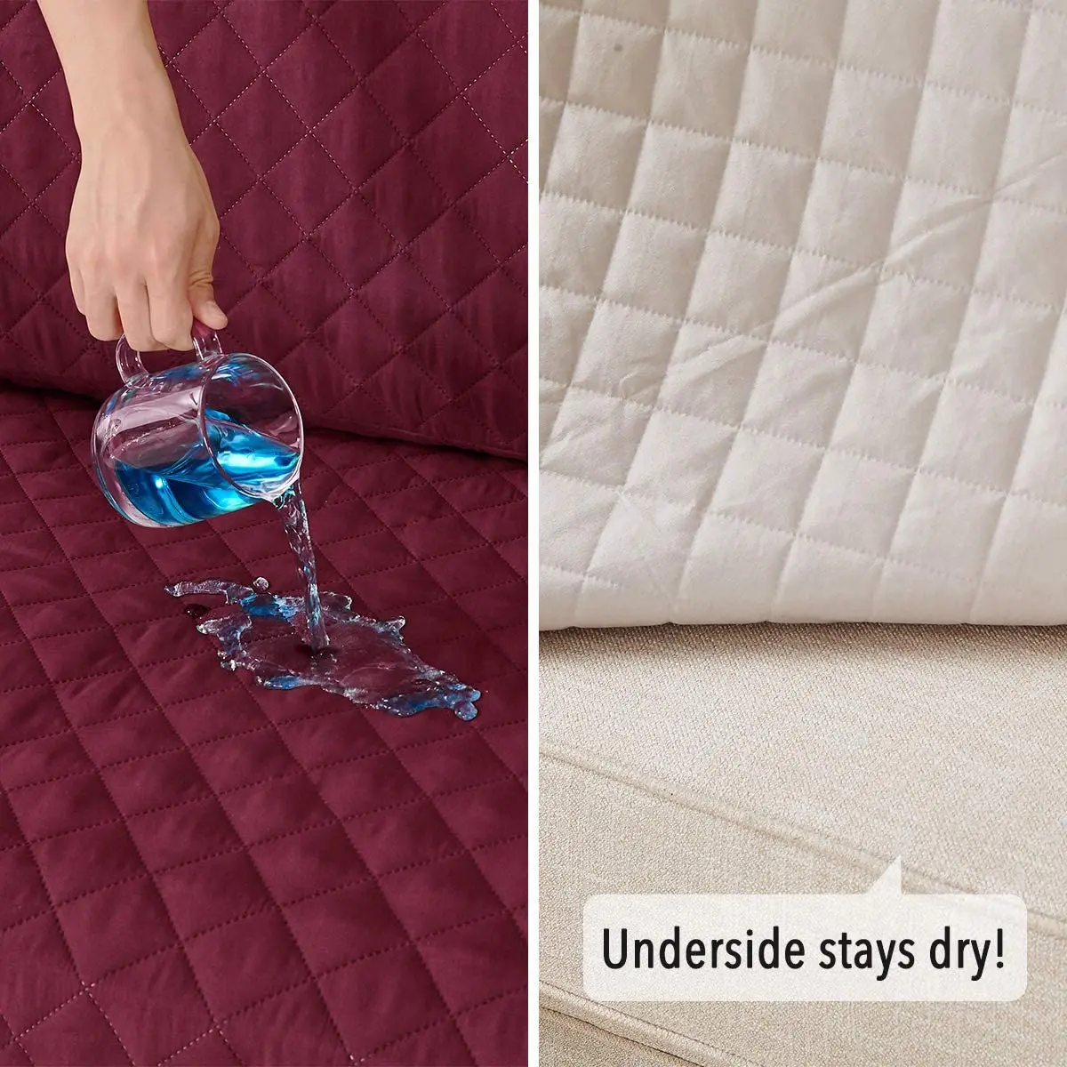 
Furniture Protector Waterproof Sofa Cover for 3 Seater Couch 