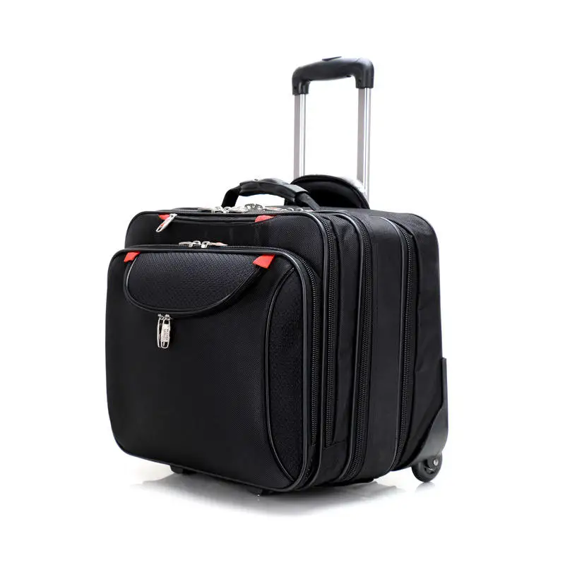 Osamic Nylon Luggage Waterproof Airport Boarding Trolley Cabin Case Traveling Business Trip Carry-on Suitcase