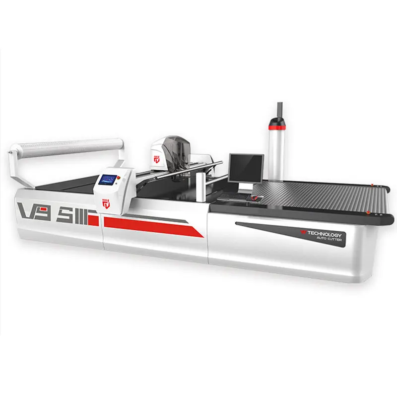 High quality  automatic cnc multi layer knit cloth zigzag fabric cutting machine for lingerie