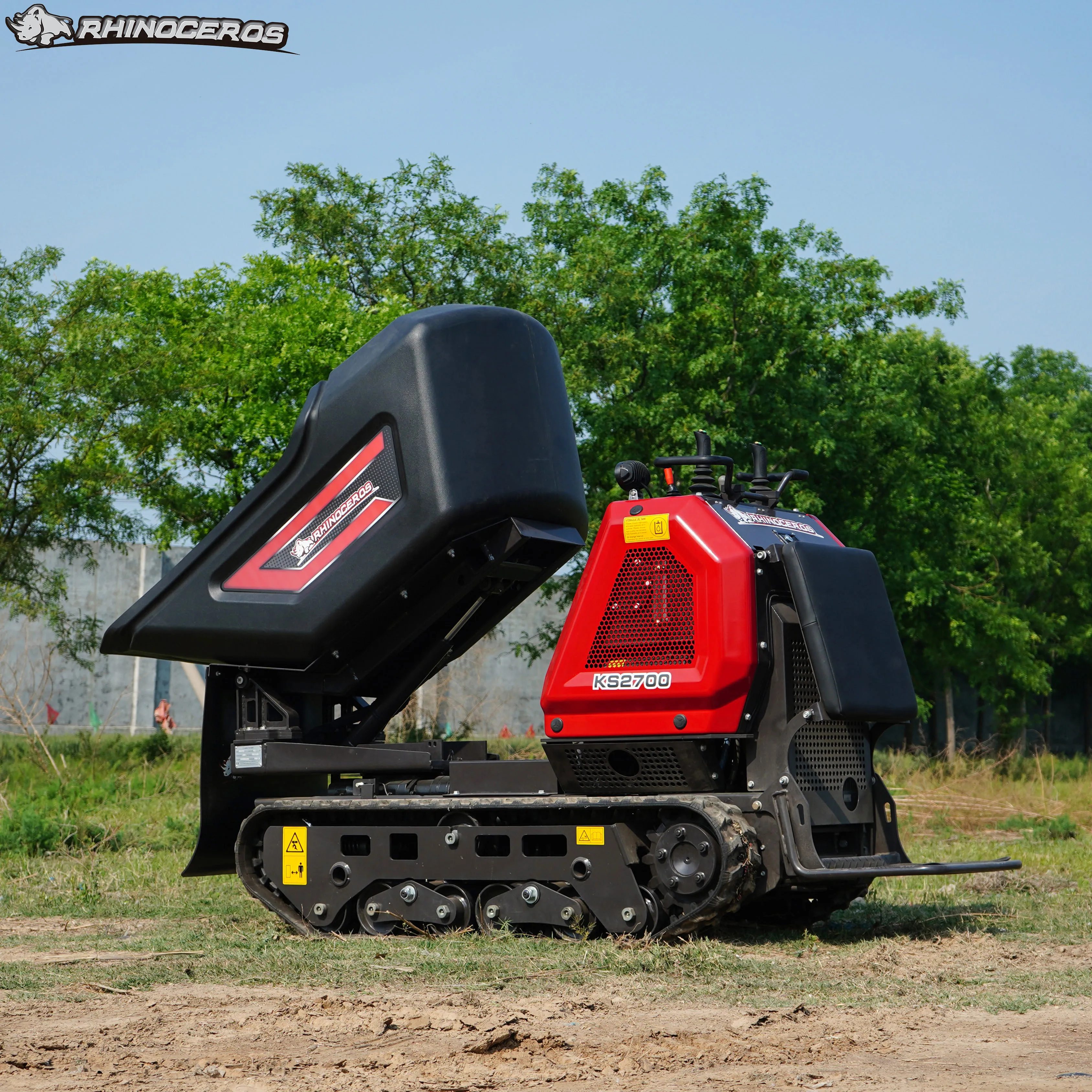 RHINOCEROS 1.2Ton 1200kg Construction Concrete Mini Truck Dumper mini buggy For Hot Sale
