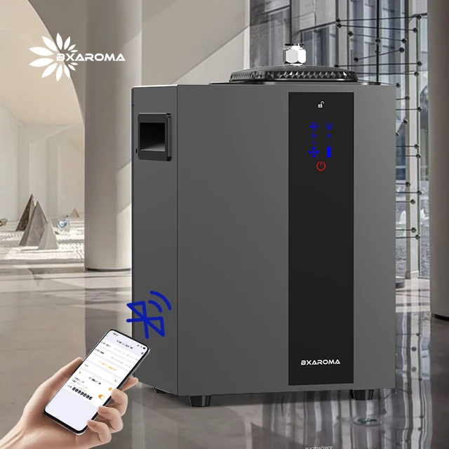 A1000 Large Area Commercial 800 ML Wireless Safe Lock Design Wall Mounted Scenting Purifier HVAC Scent Aroma Diffuser Machine