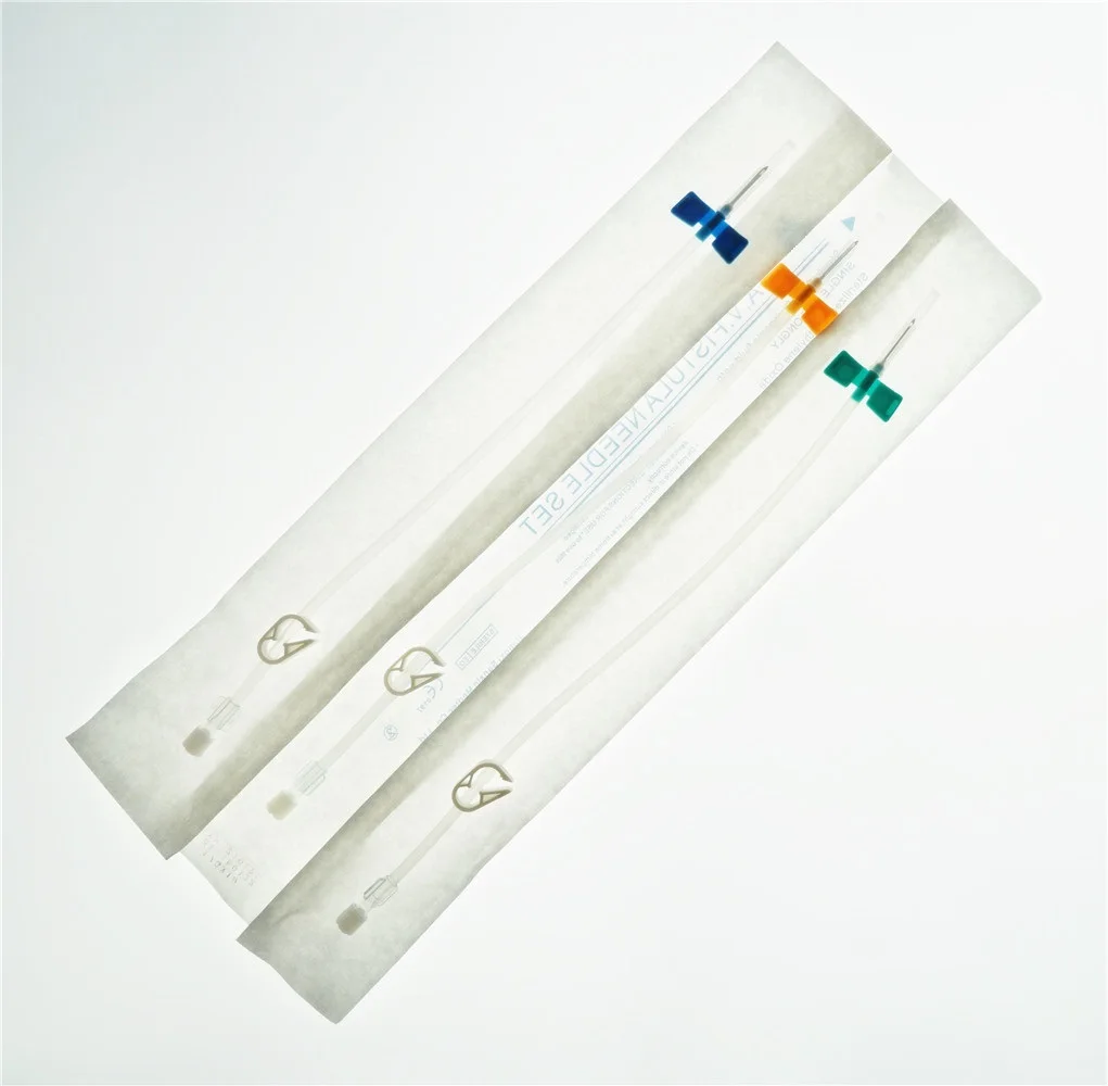 Cheap Factory Price Set Needles 15g Disposable A.v. AV Fistula Needle