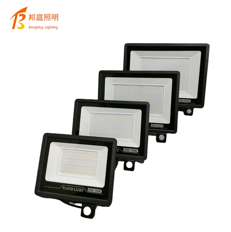 DC12V 24V 220V 110V водонепроницаемый IP66 Светодиодный прожектор lamp10W 20w 30W 50w 100w 200w уличный