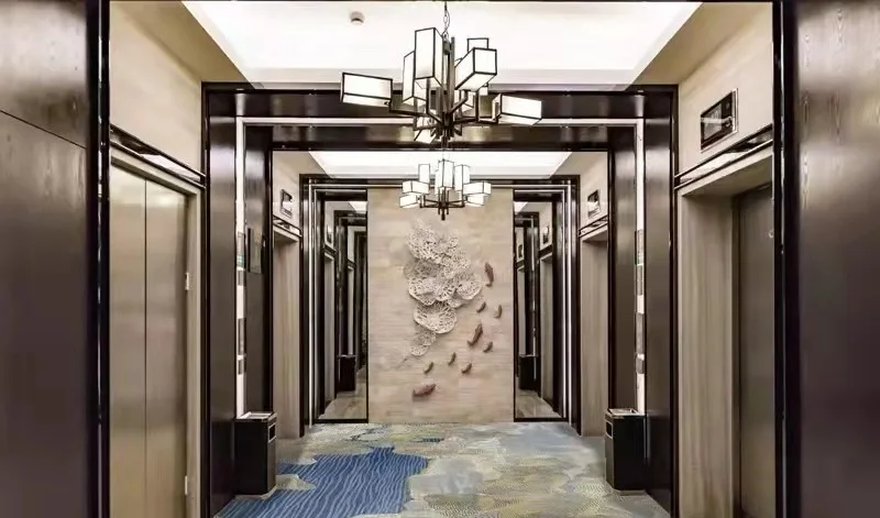 100% Nylon Printed Material Axminster Ball Carpets Luxury Hotel Flooring Printing Customized Design Hotel Room Carpet For 7 Star
