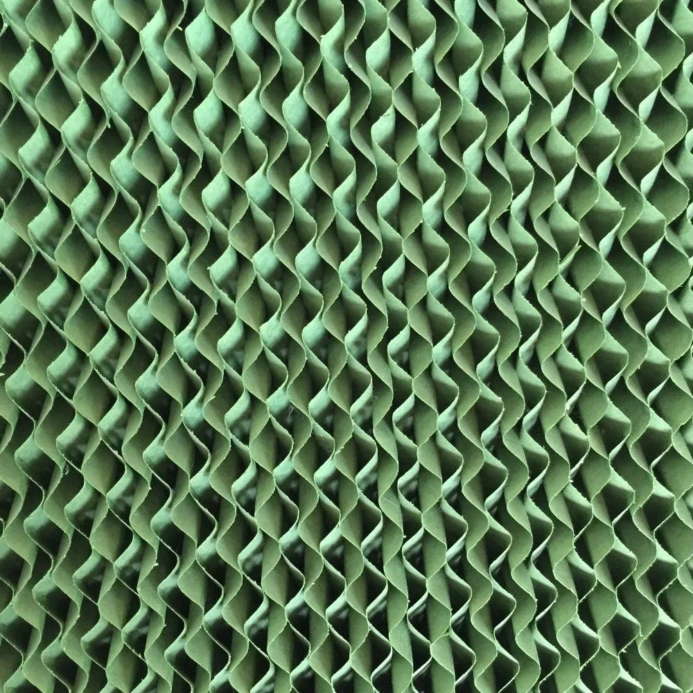 Guoyu Cellulose paper cooling pad  plastic wet curtain  evaporative cooling pad  factory price