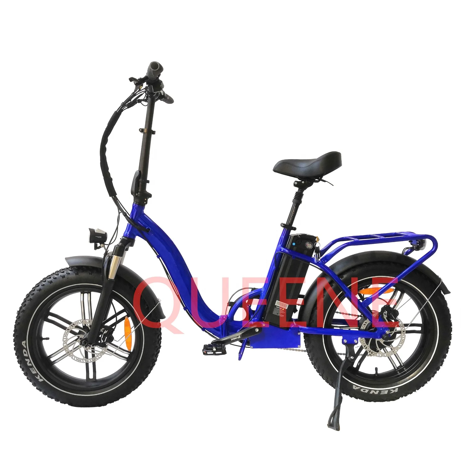  QUEENE/ best ebike 750W 1000W Fat Tire Folding Electric Bicycle 20 Inch 4.0 Bikes for