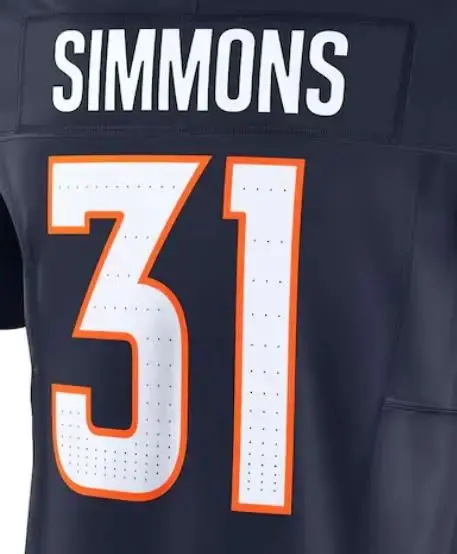 Custom Embroidery Denver Football Jersey American Football Game Jersey 10 Bo Nix 2 Patrick -Surtain II Shirts