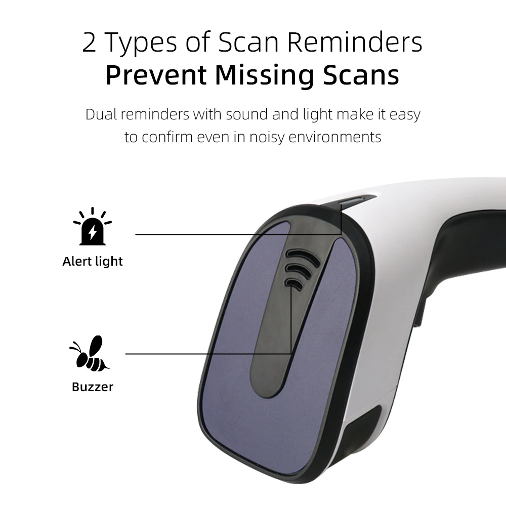 Excellent quality factory price Laser Bar code Reader Portable 1D wireless Barcode Scanner