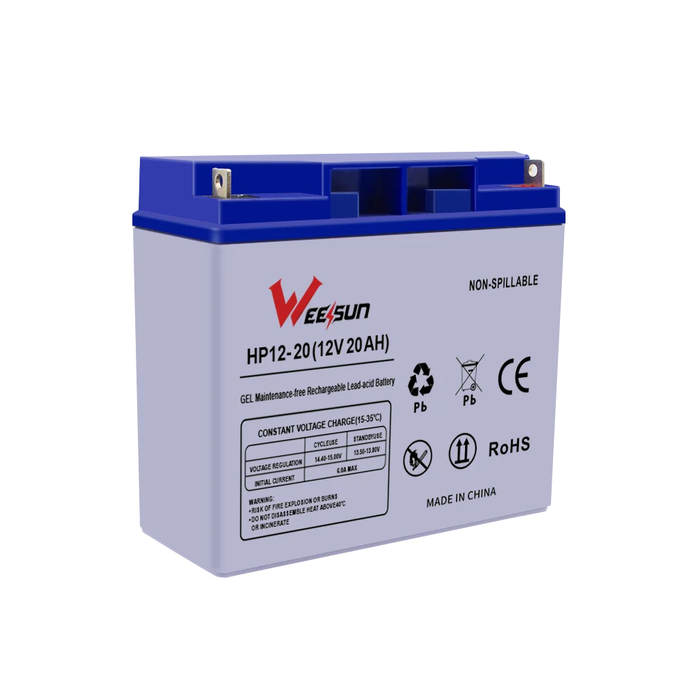 Best price vrla agm deep cycle  gel  ups solar gel battery 12v 20ah for medical equipment Security system Electric Wheelchairs