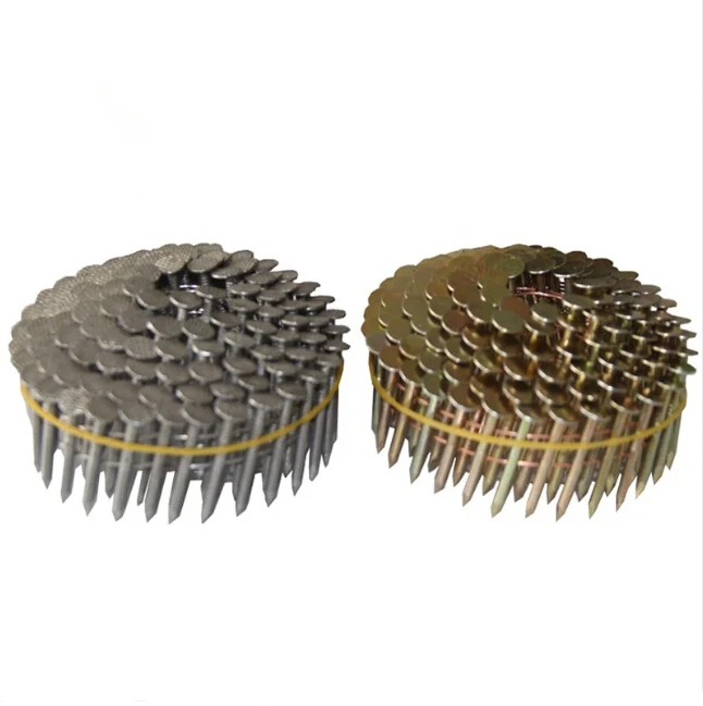 15 degree 0.120 x 1 1/4 inch wire collated galvanized coil roofing nails