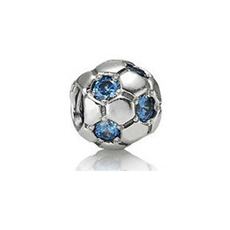 925 sterling silver football bead  for men pandoras bracelet jewelry jewelry