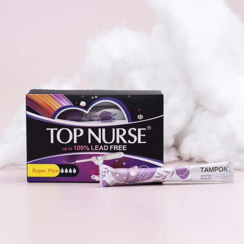 Private Label Manufacturer Customized Brand Sanitary Tampons Soft Cotton Applicator Tampon