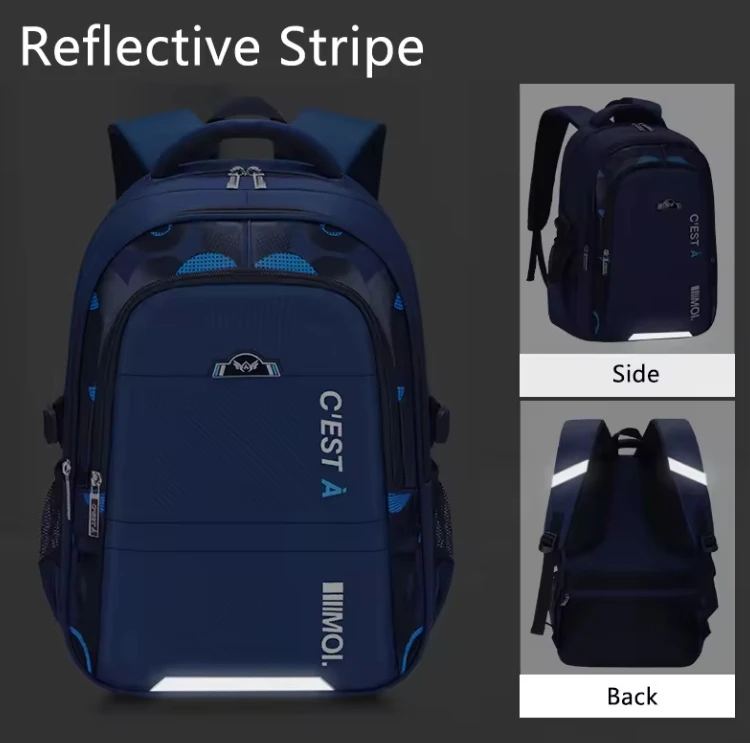 2024 New Design Fashion Style Backpack Primary School Book Bags for Boys Wholesale Fashionable School Bags