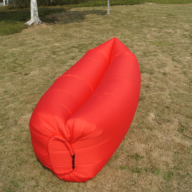 
Easy Open Outdoor Camping Inflatable Lounger Air Chair Lazy Sofa Bed With Carry Bag 