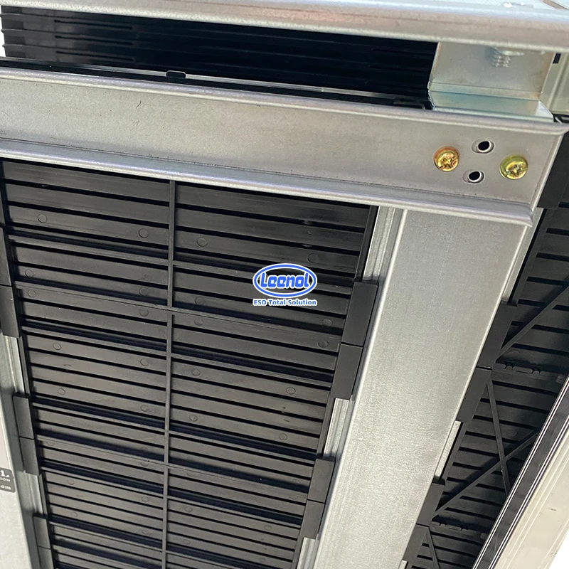 Leenol Custom Logo SMT ESD PCB Magazine Circulation Rack for PCB Storage