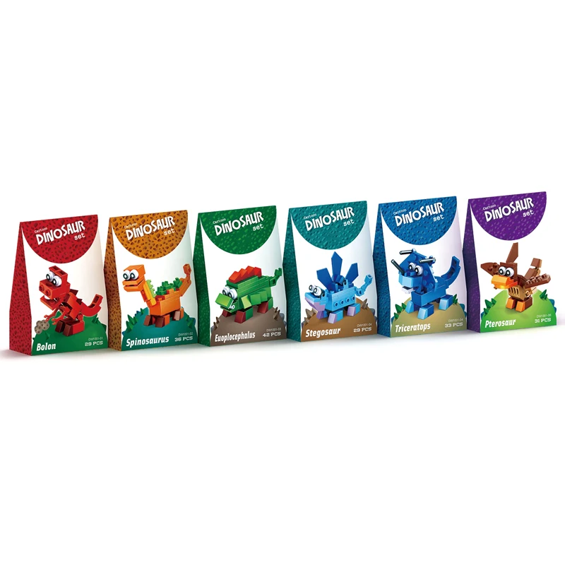 Cartoon Chinese animal Building Block Kids Educational Toys reasonable price house toys kids building block mini animal set