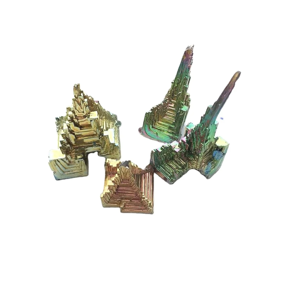 
wholesale natural bulk little raw Colourful bismuth ore for sale 