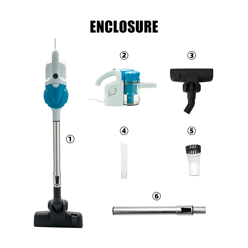 EFSHREE Hot Selling Cyclone Handheld Vacuum Cleaner Stick Wired Household Vacuum Cleaner For Pet Hair Sofa Mattress