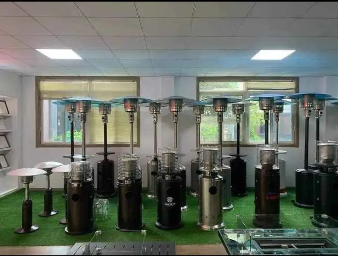 Made in China Outdoor Garden 2024 Tube Natural Gas Patio Heaters For Outside Propane Outdoor Garden Heater Gas Patio