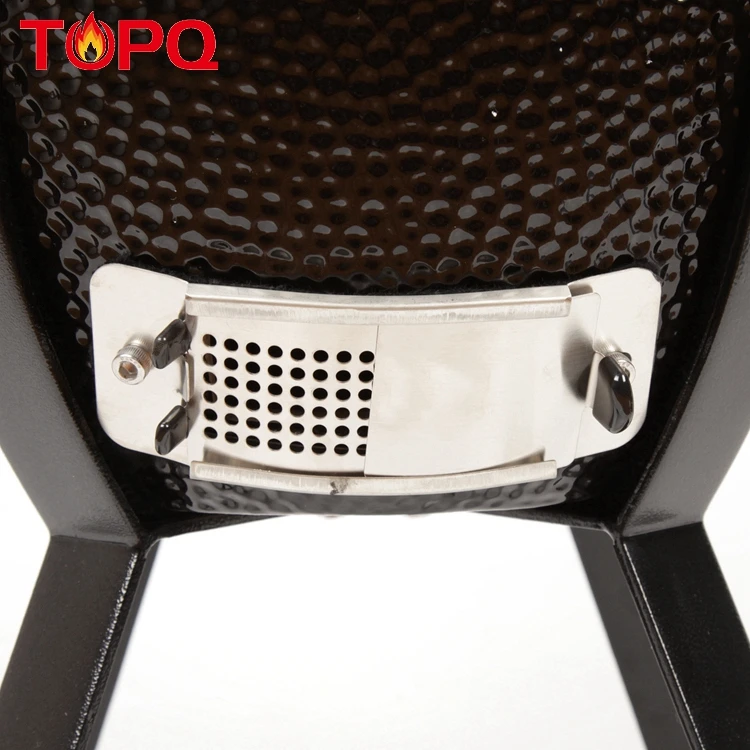 Super Mini 13 Inch BBQ Grill, Ceramic Charcoal Kamado, Tabletop Barbecue Grills