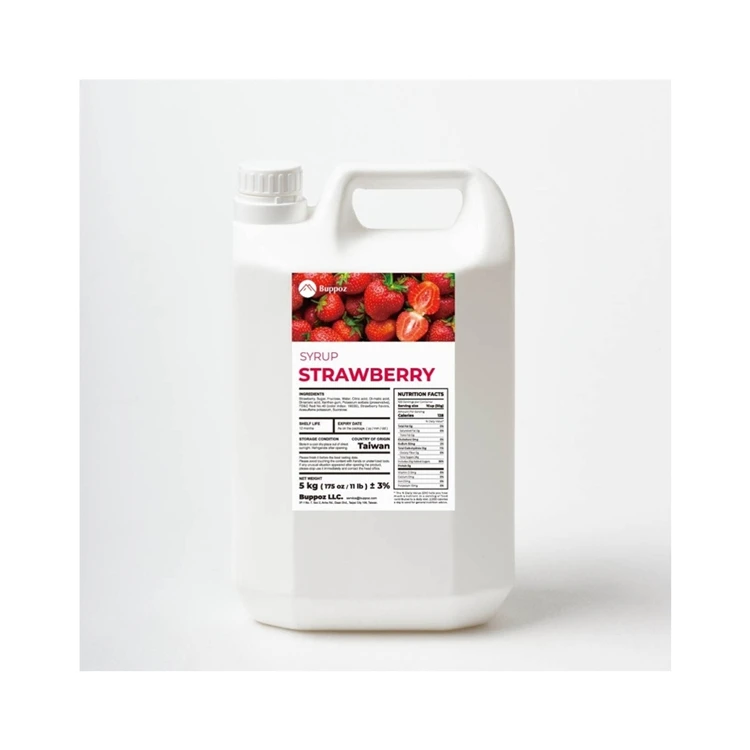 High Capacity Taiwan Bubble Tea Concentrated  For Milk Tea Shop Fruit Syrup