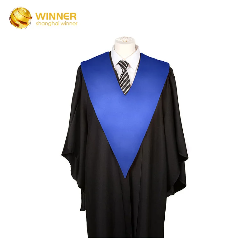 Wholesale Children Maroon 100% polyester Economy Church Choir Robes with stole