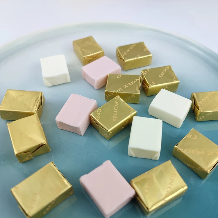 Factory Sales Sweet Sour Taste Chewy Bonbons Fresh Soft Gummy Milk Candy for Parties Weddings