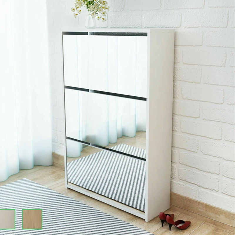 Promotion of high-quality shoe rack shelf simple and economical multi-layer dustproof household mirrors shoe cabinet