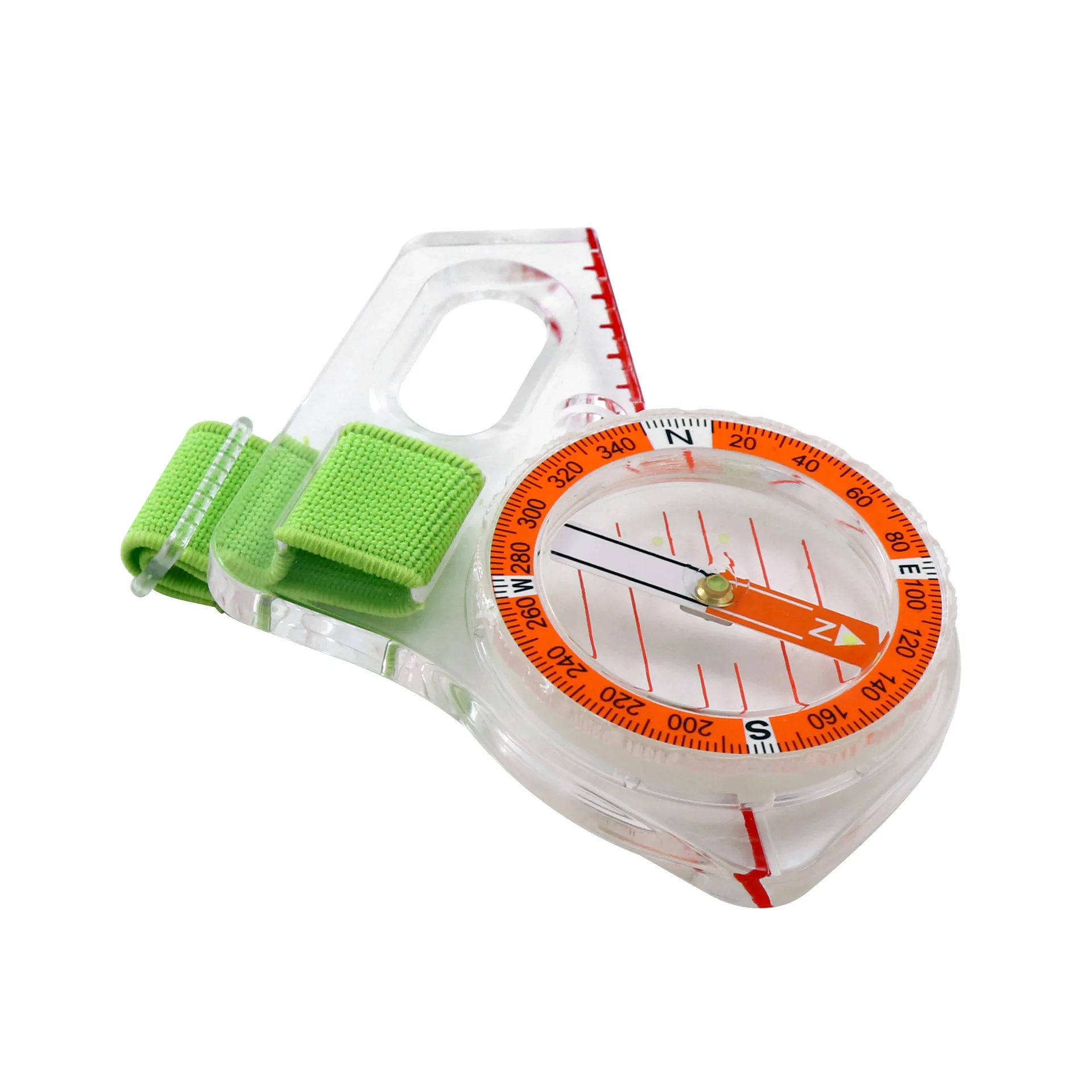 Wholesale outdoor thumb compass map ruler adventure travel climb up instructional compass tools
