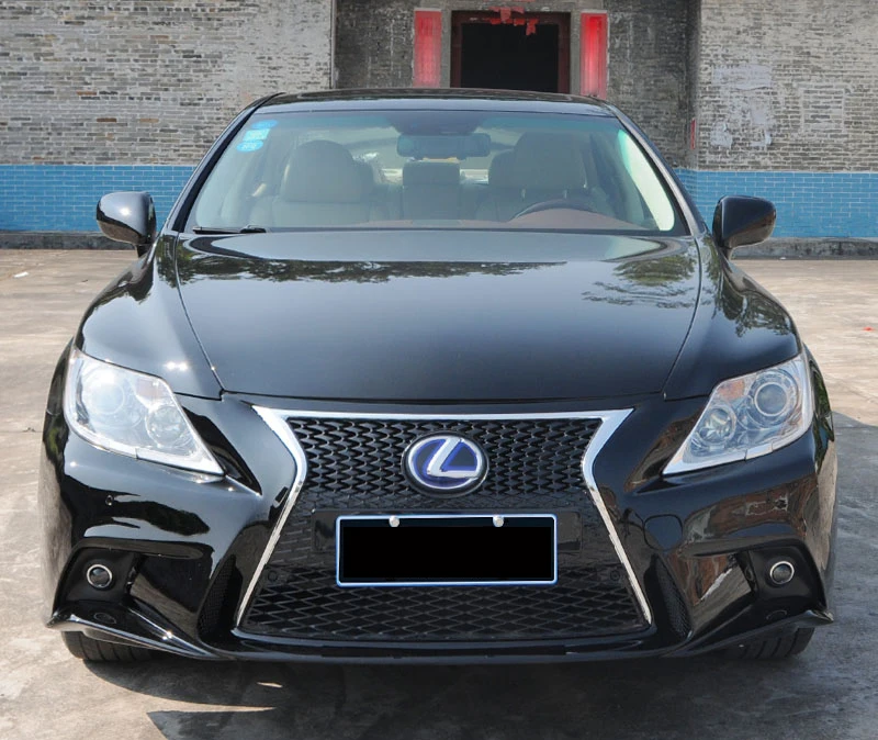 Runde Resin Material Body Kit Modified F Style LS600h Suitable For 2006-2012 Lexus LS460 Front Bumper With Front Grille Fog Lamp