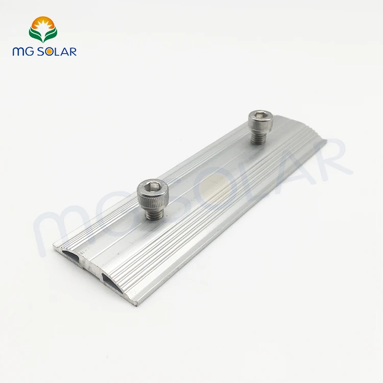 Aluminum Solar Mounting Rail Splice Solar Roof Racking Rail Splice Structure Solar Related Products