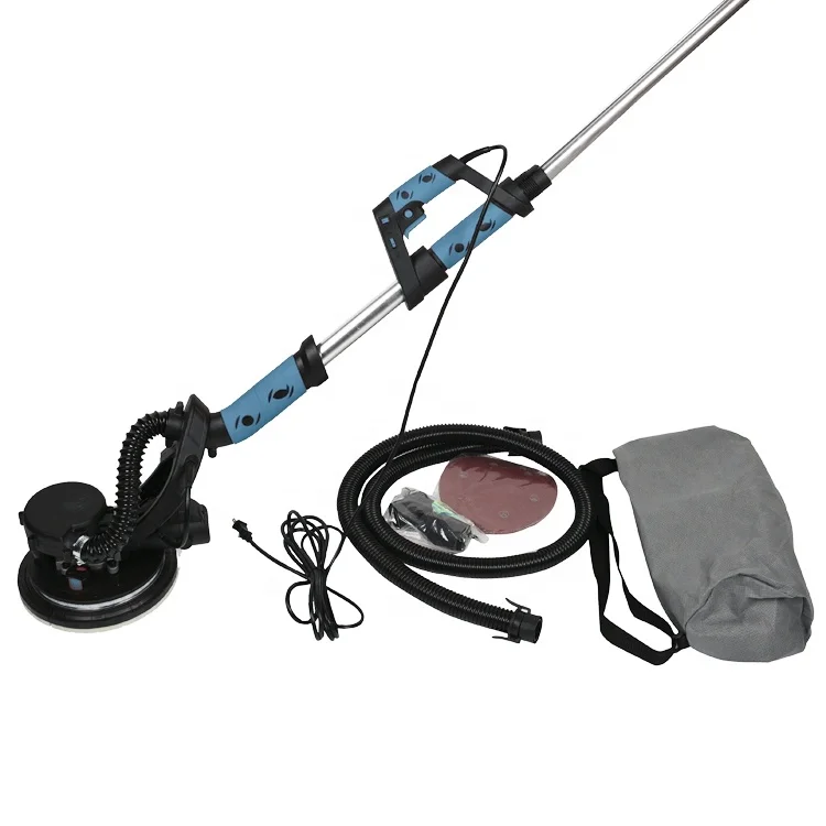 Automatic jz tractor factory sales dustless drywall sander with Led light self suction made in china