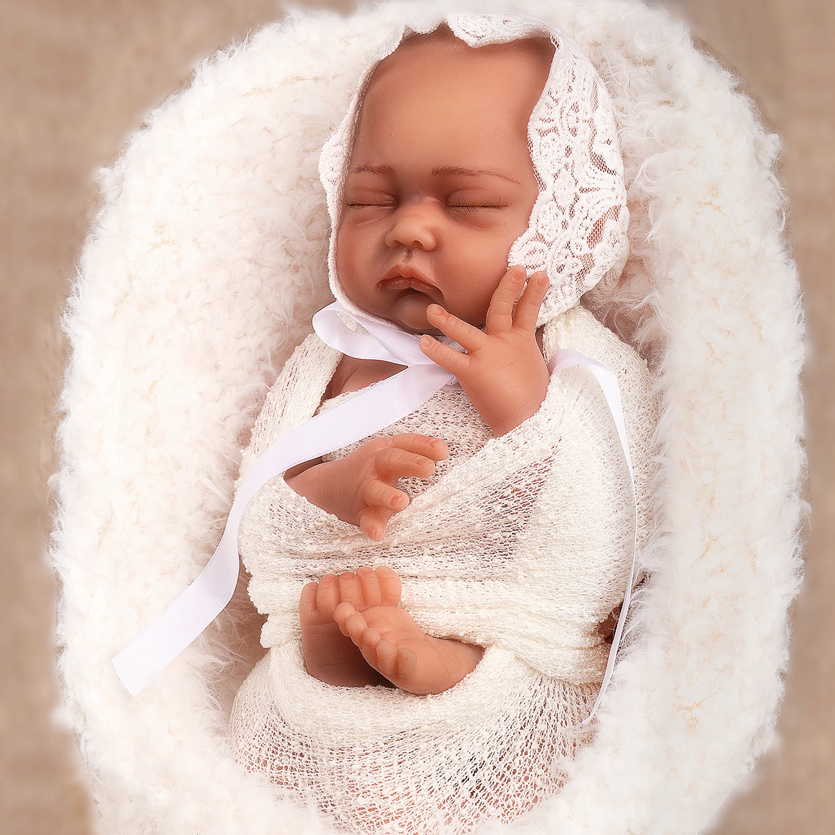 Likelife New Reborn baby Dolls Silicone Realistic Beautiful Girl Dolls Reborn Baby Dolls kids toys for girls bebe Silicone toys