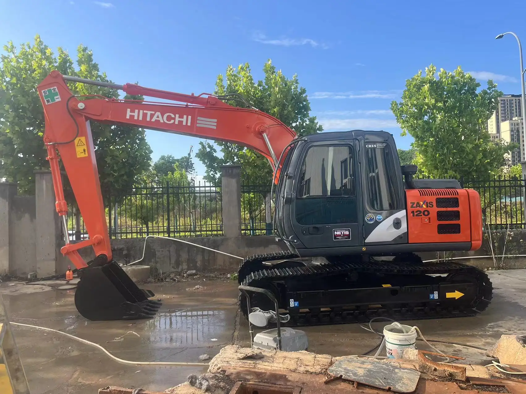 12 Ton Used Hitachi ZX120 Hydraulic Excavator Japan Made 120 /130 /160 for Sale
