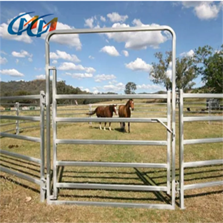 Hot Selling Usa 12 Ft Heavy Duty Livestock Cattle Corral Fence And Horse Round Pen Panels Corral Panels And Gates For Sales