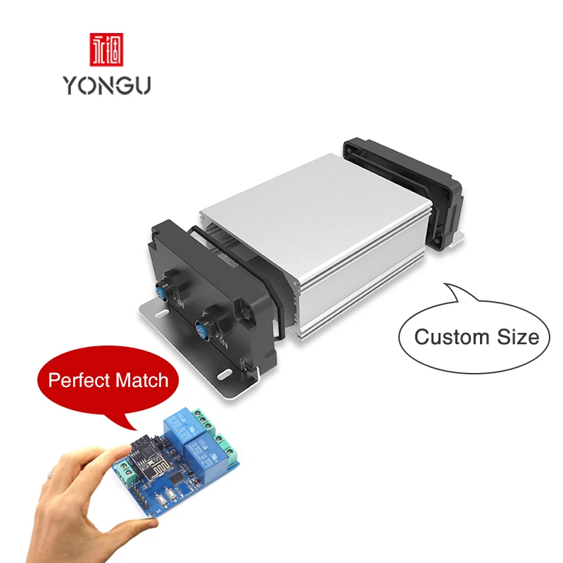 Yonggu M03 100*50mm Electronics Manufacturers Small Battery Box Aluminum Extrusion PCB Junction Housing Case