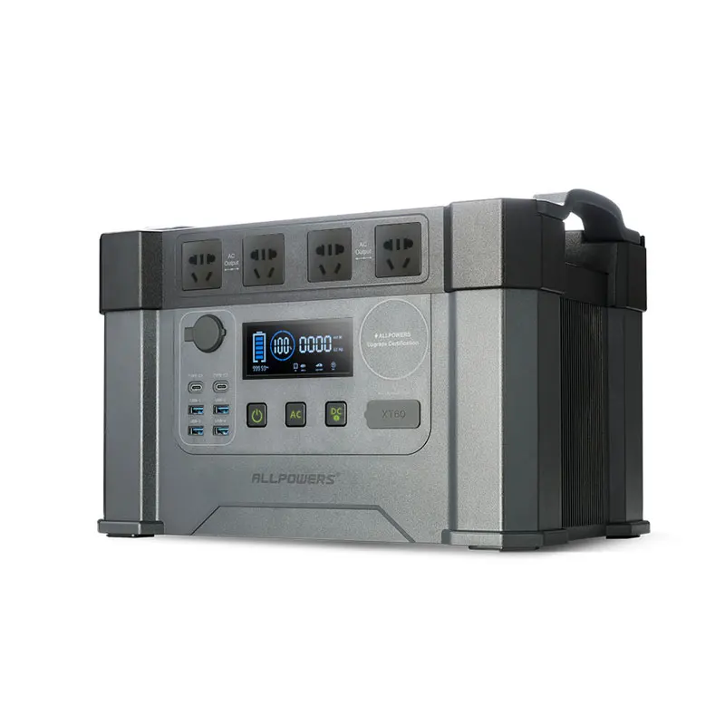 Portable 2000W Power Station Solar Panel High-Power Source Outdoor Self-Driving Camping Featuring Energy storage power supply