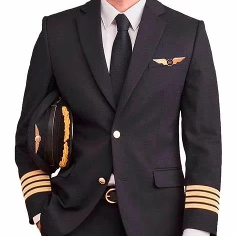 Superior custom pilot uniforms Aviation uniforms Pilots flight attendants male security work clothes Work clothes