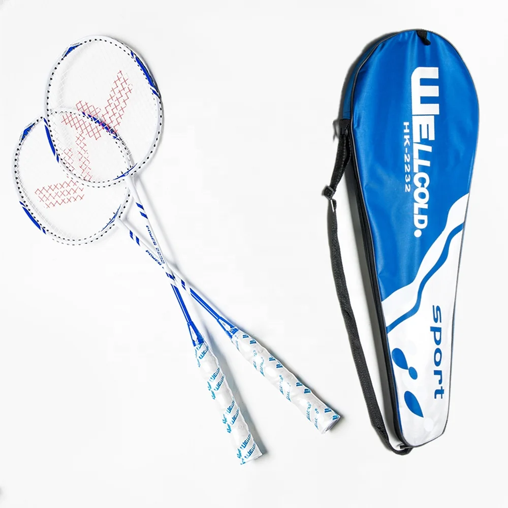 Оптовая продажа, алюминиевая ракетка для бадминтона для тренировок