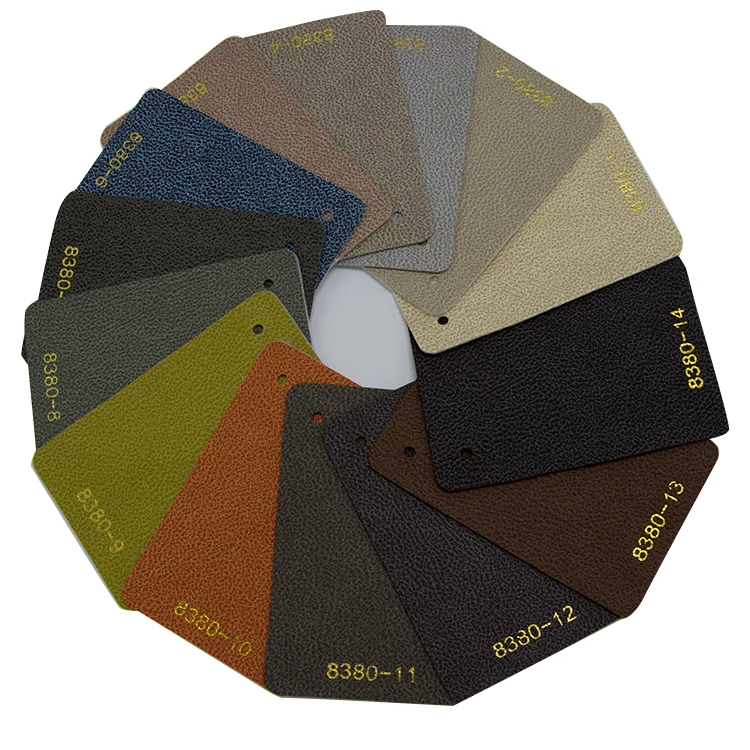 Abrasion Resistant faux leather fabrics white PVC material synthetic leather in stock for car upholstery