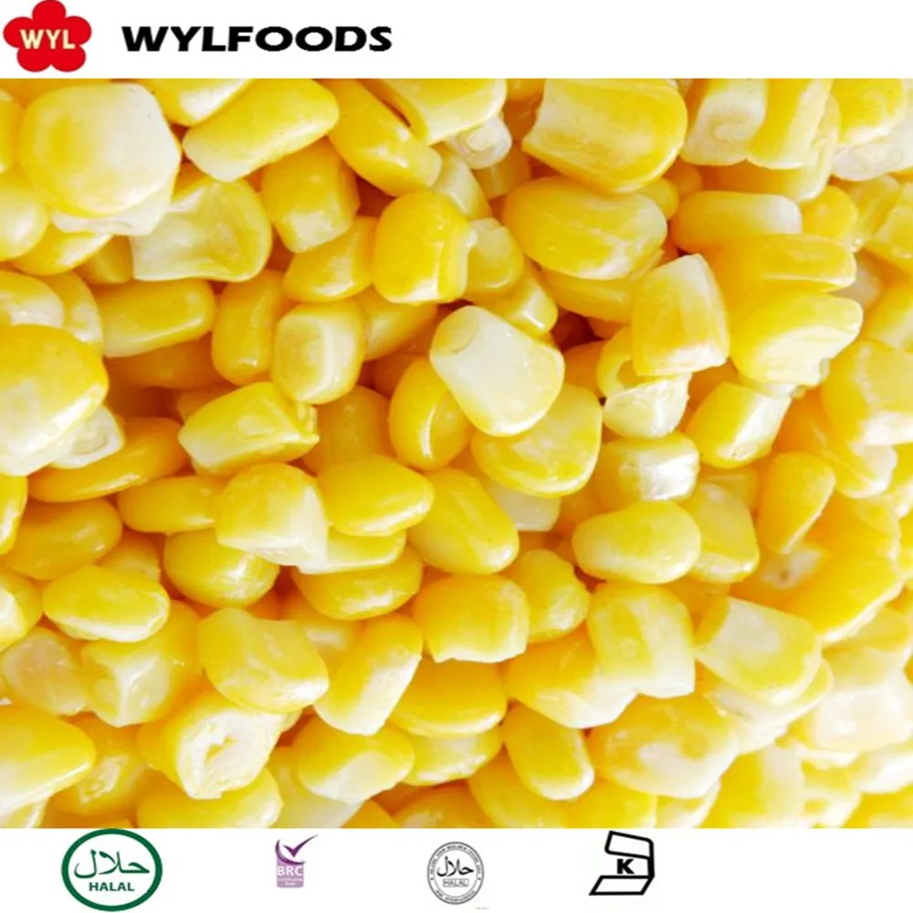2024 new year new crop frozen sweet corn kernel iqf  sweet corn kernel frozen vegetables