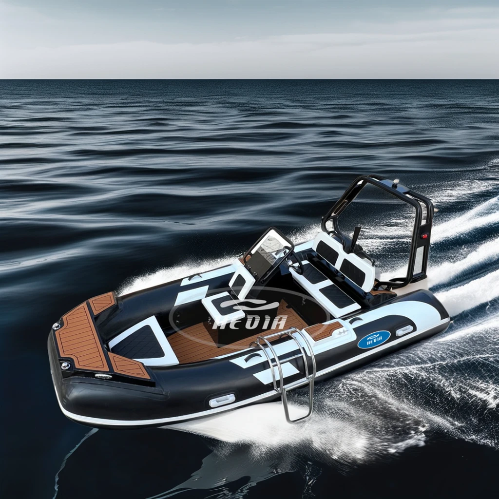 13ft SP390 China mini luxury aluminum fishing yacht pontoon boat for sale