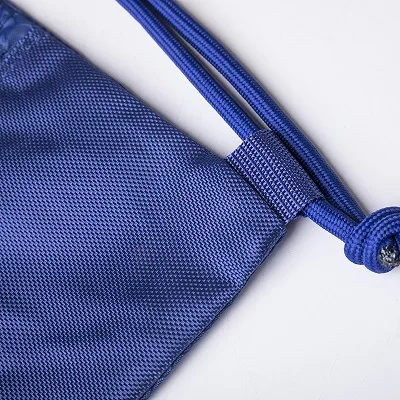 Custom Logo Promotional Gift Sports Sublimation Printed Nylon Polyester Drawstring Backpack Bag With Zipper