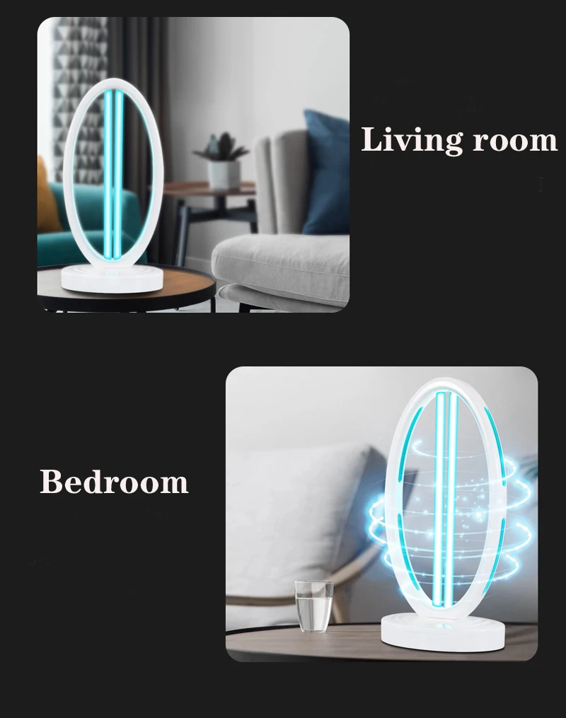 Hot Sale 220v 38w Factory price 110-220v uv disinfection lamp uv germicidal lamp remote control with ozone