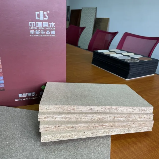 Home Decoration Furniture Chipboard Sheet Manufacturing E1 Plain Particle Board