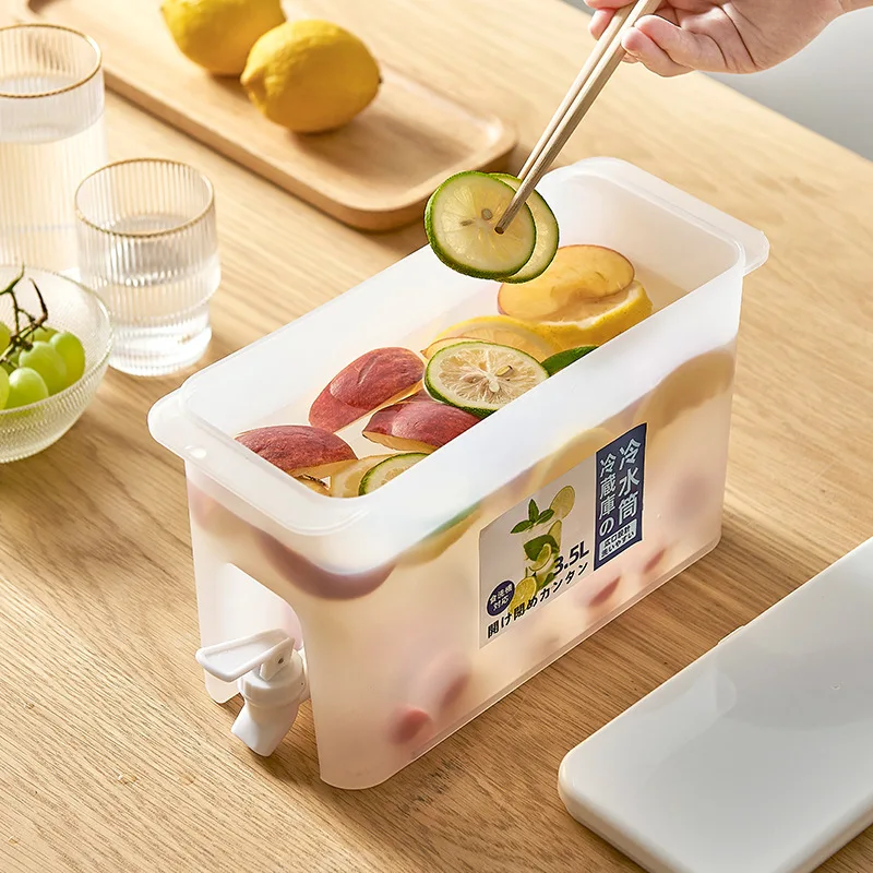 Dispensadores De Bebidas 3.5L пластиковые молоко сок спиртом дозатор напитков холодильник соковыжималка для охлажденных с