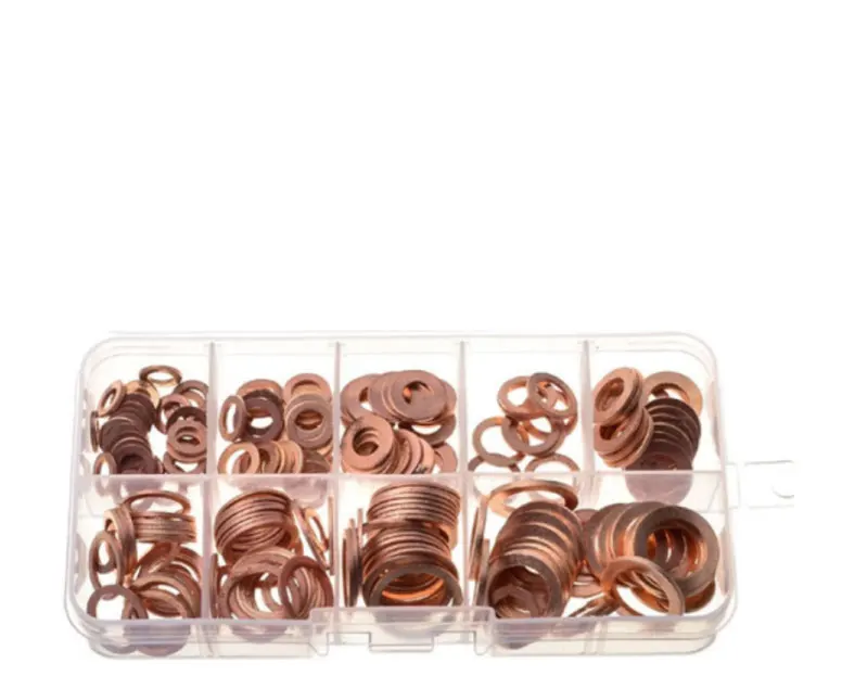 M4  Silicon Bronze Phosphor Bronze Car Injection Gasket Sealing Solid Washer