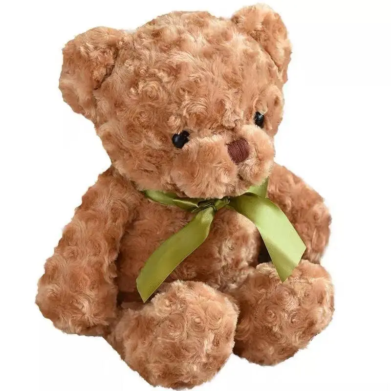 Wholesales Creative Teddy Bear Rag Dolls New Silk Scarf Bow Tie Lovely Hugs Bear Stuffed Plush Toys for girls gift